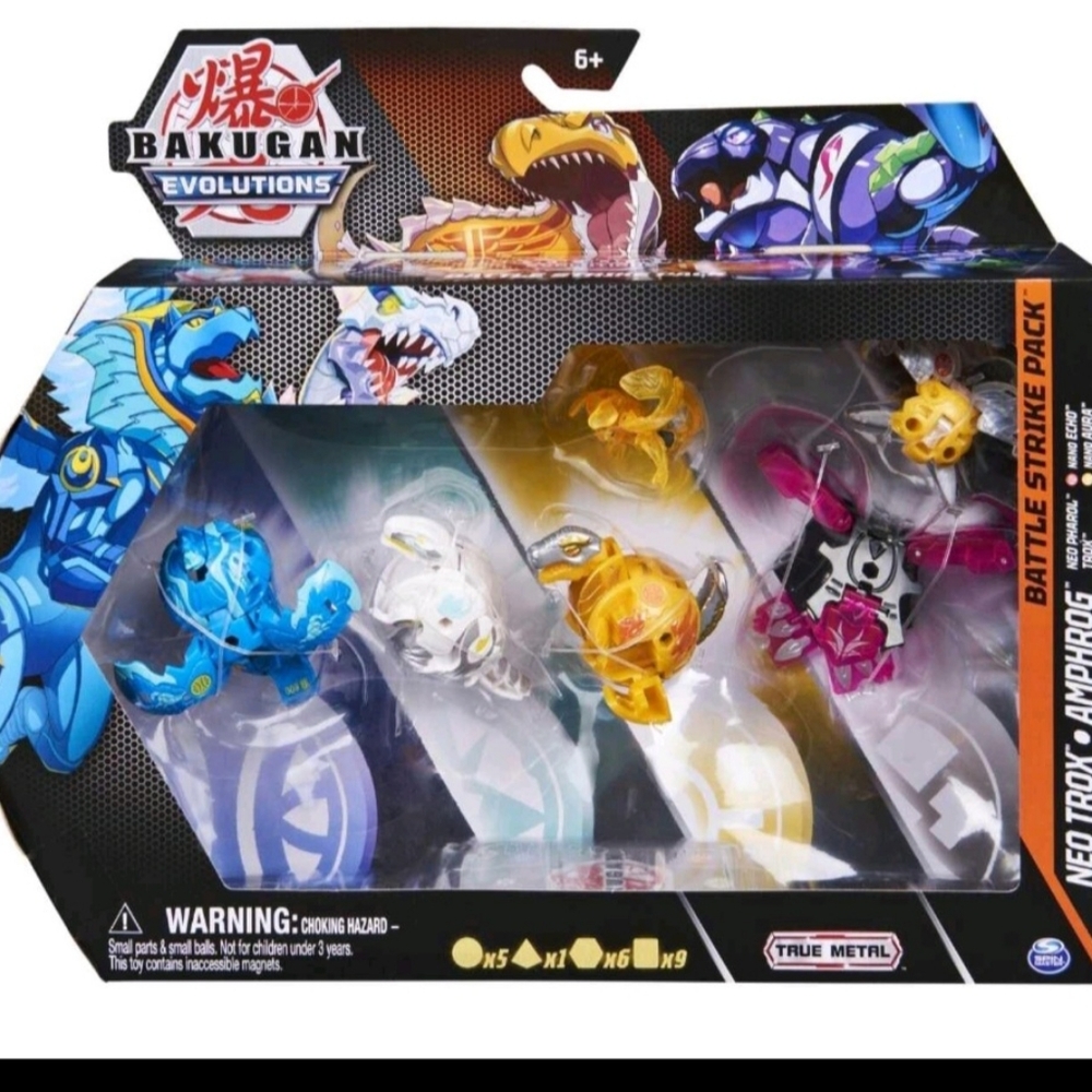 Brand New Bakugan Evolutions Neo Trox Battle Strike Pack - Multicolor
